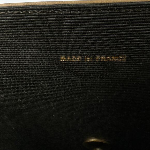 Authentic Vintage Beige Lambskin Chanel Halfmoon w 24k gold plated hardware - Picture 13 of 16